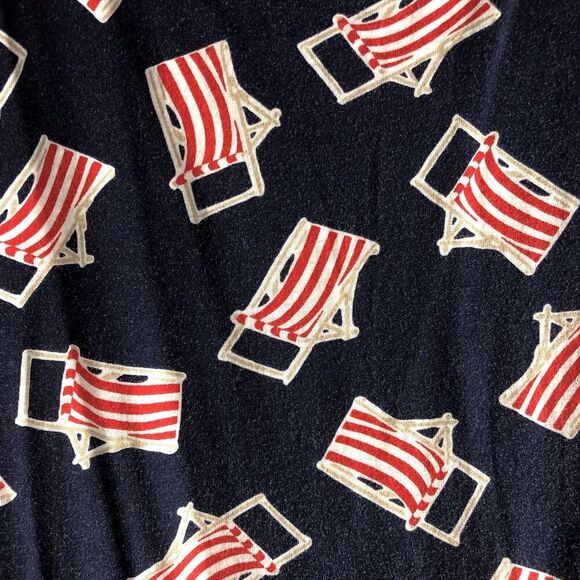 Vintage Lands' End Direct Merchant Size Medium Lawn Chairs Made In Scotland Cute - Picture 14 of 16